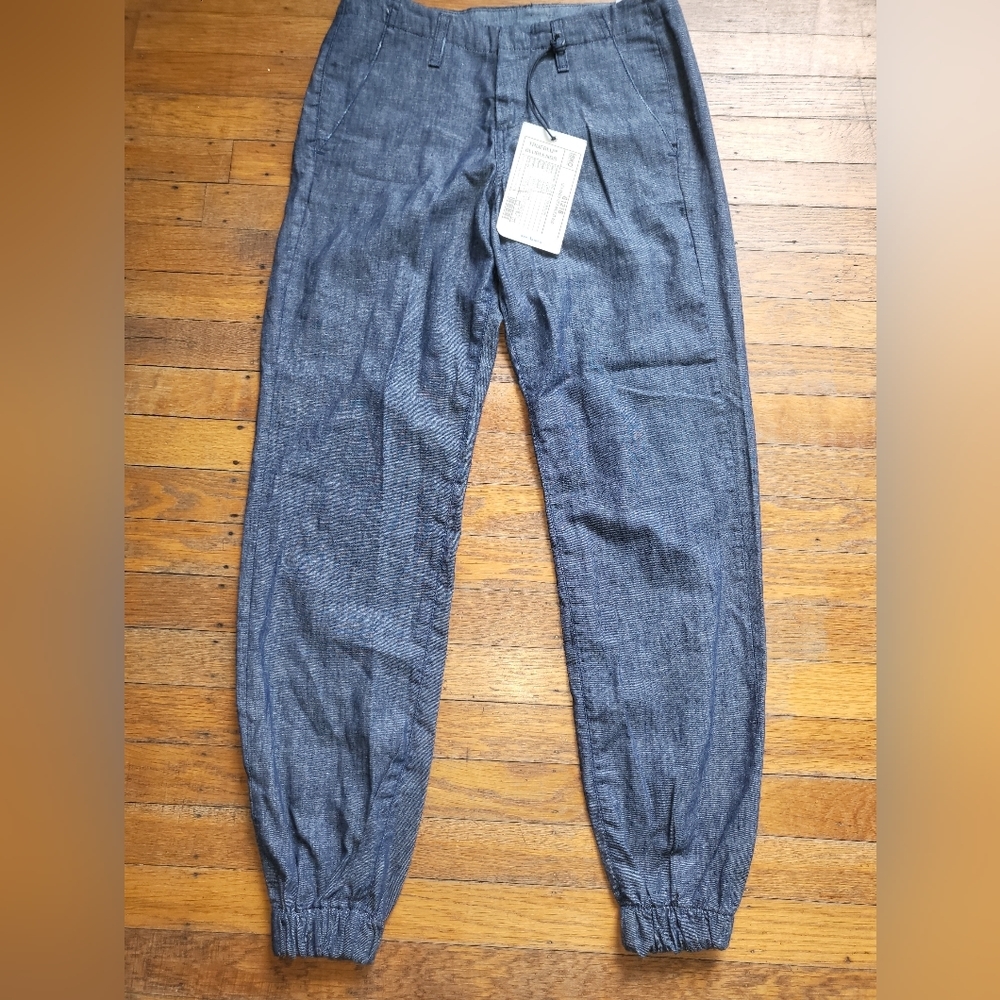 Nwt! ISKO True Blu denim Pant with gathered ankles. SS16/ 61218 - Picture 1 of 8